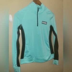 PINK ultimate sweater half zip